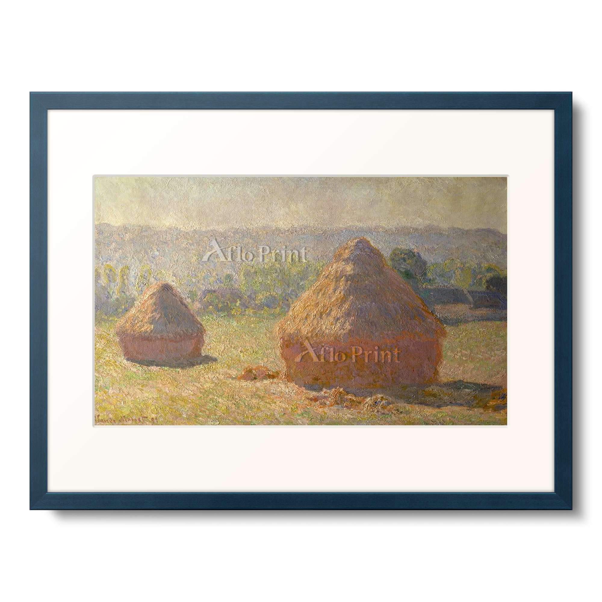 Amazon｜クロード・モネ Claude Monet 「積みわら Haystacks at